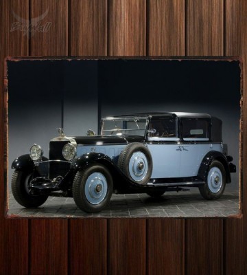 Металлическая табличка Hispano-Suiza H6 Coupe-Chauffeur Landaulet by Chapron